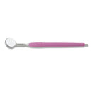 Mouth Mirror, Front Surface Double Side,Cone Socket No. 4, 22mm dia, Purple Handle, EA - Osung USA