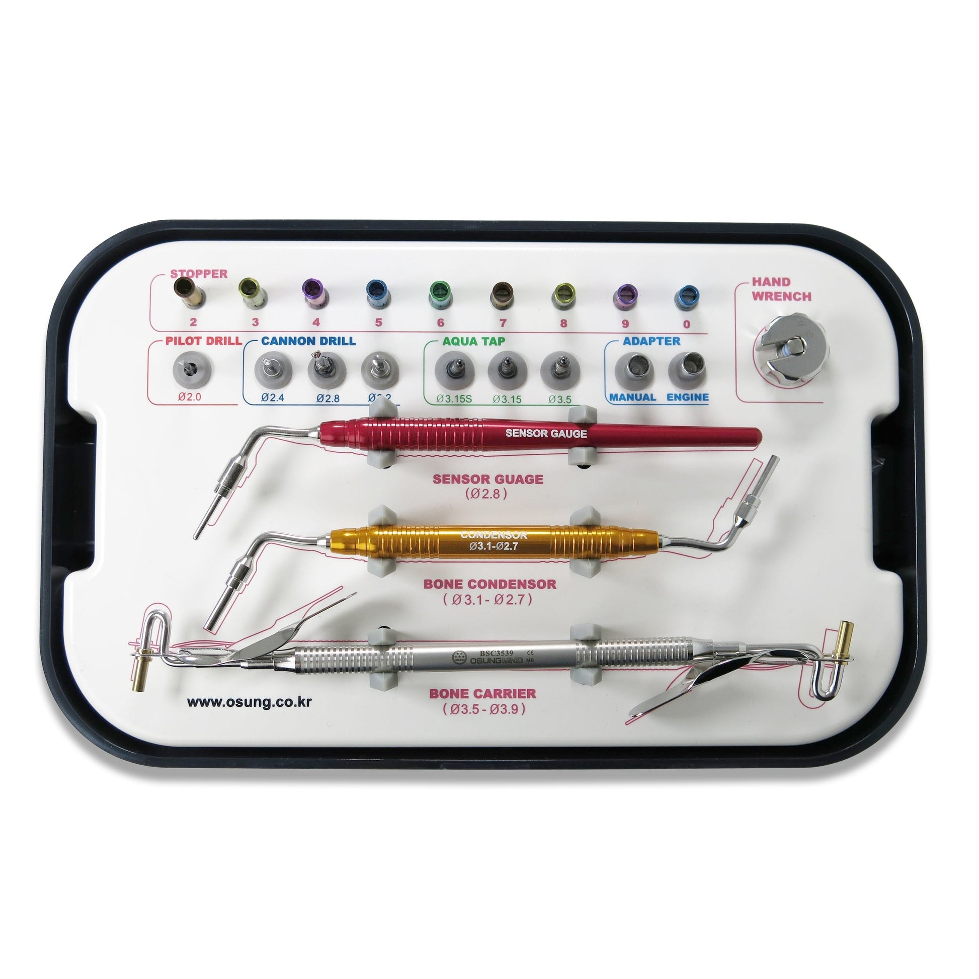 Sinus Lift Crestal Approach with Aqua Lift, OCA-KIT - Osung USA