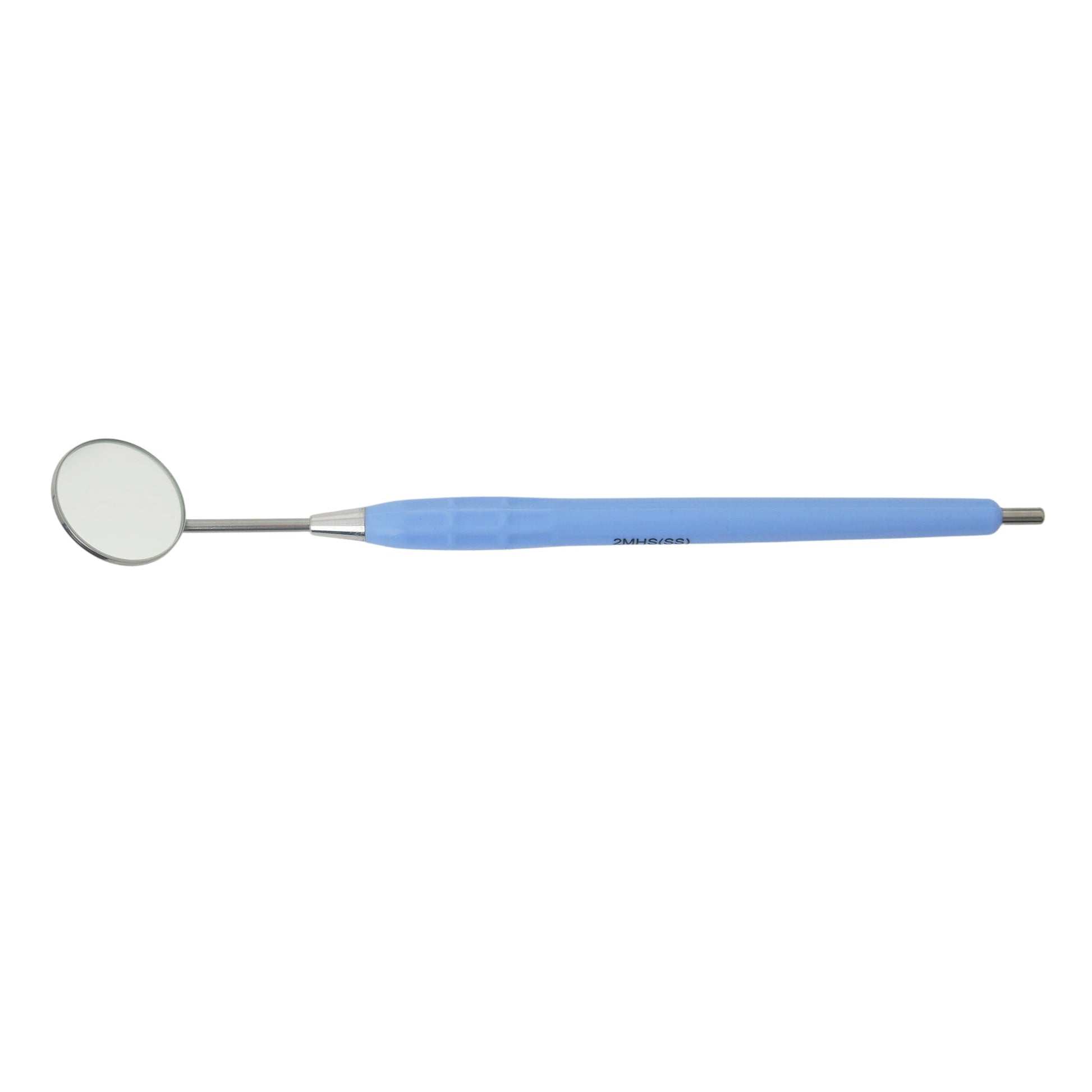 Mouth Mirror Simple Stem No. 5, 24mm dia, Blue Handle, EA - Osung USA