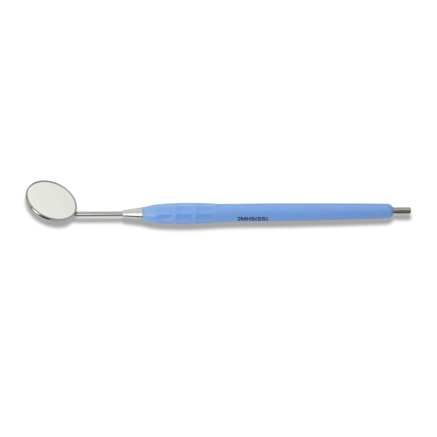 Mouth Mirror Simple Stem No. 5, 24mm dia, Blue Handle, EA - Osung USA