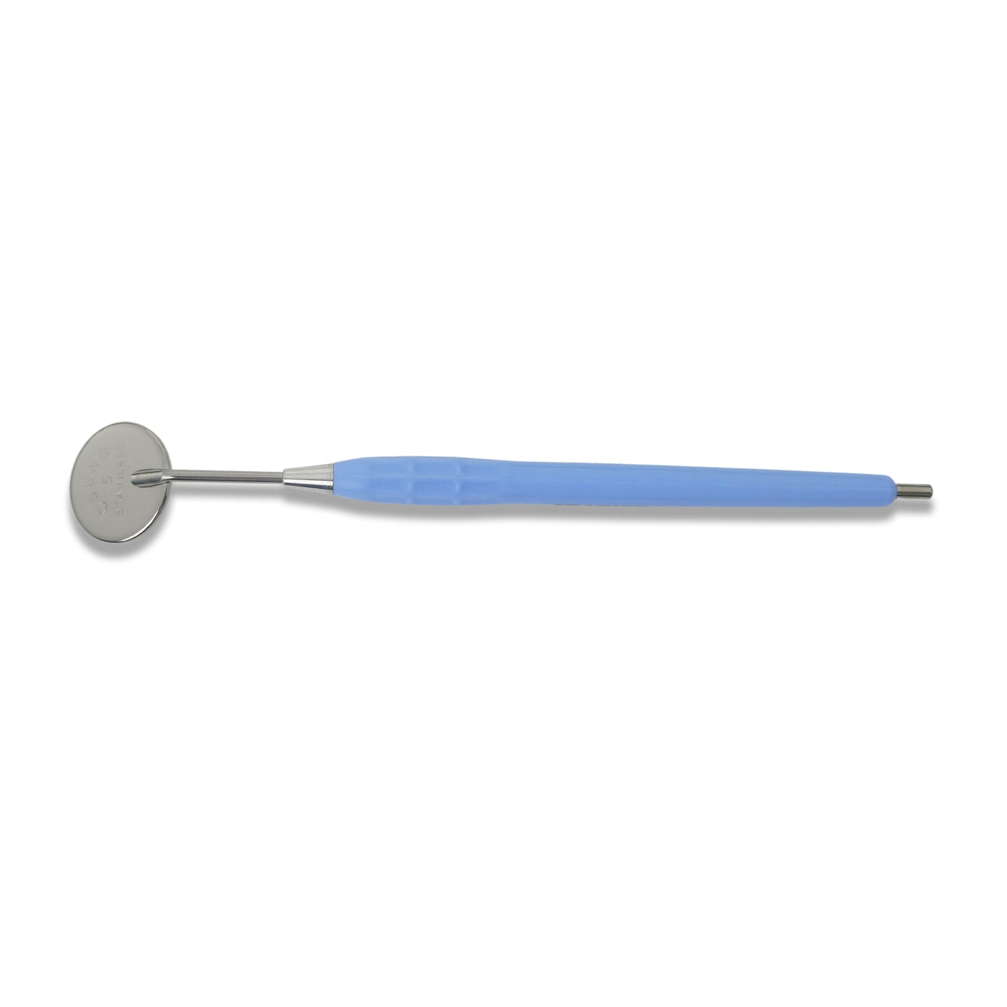 Mouth Mirror Simple Stem No. 5, 24mm dia, Blue Handle, EA - Osung USA