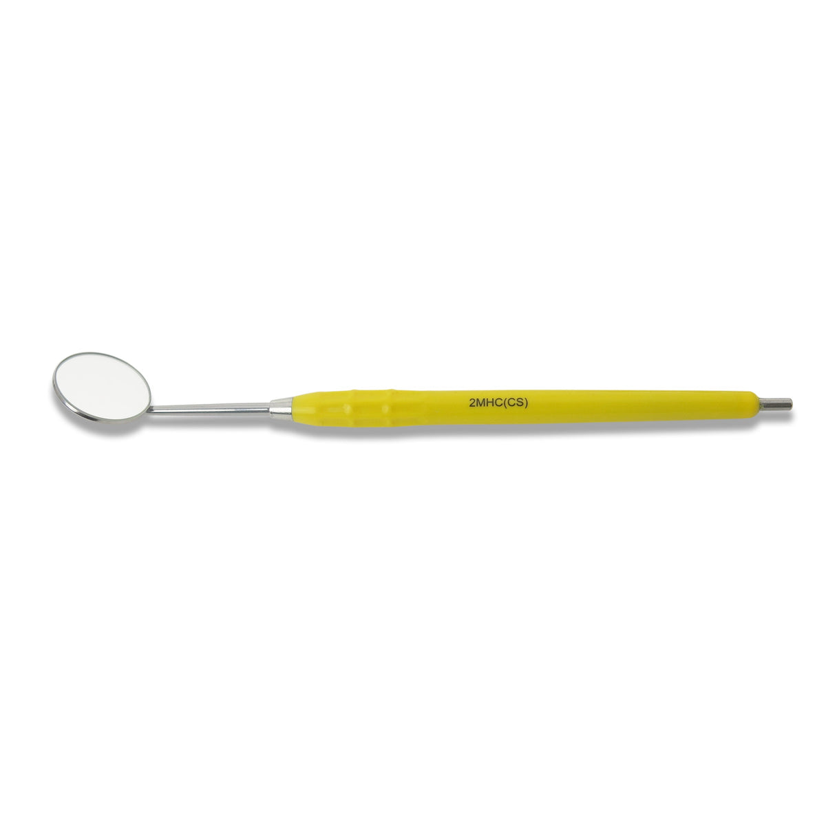 Mouth Mirror Cone Socket No. 5, 24mm dia, yellow handle, EA - Osung USA