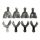 Dental Impression Tray Set, 8 pcs, Edentulous, S.S., TSEZ8 - Osung USA