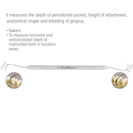 Osung Q-2N Nabers Dental Probe Premium -BPQ2N - Osung USA