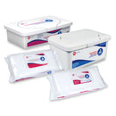 WASHCLOTH, PERSONAL CLEANSING ADULT, 8" X 12", REFILLS, 50/PK, 12 PK/CS, SOLD AS CASE DYNAREX 10000058