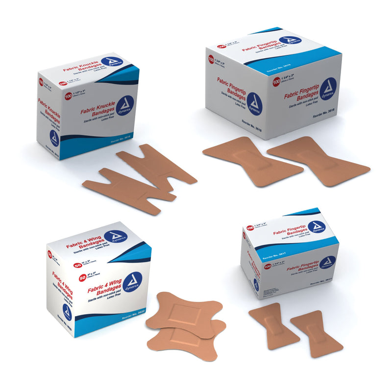 BANDAGE, 2" X 4", X-LARGE, 50/BX, 24 BX/CS, SOLD AS CASE DYNAREX 10000058