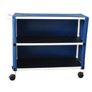LINEN HANGING CART, 1-SHELF, MESH OR SOLID VINYL COVER, 5" CASTERS, SOLD AS EACH MJM 10000133