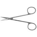 IRIS SCISSOR, ROUND, STRAIGHT, SHARP/ SHARP, SERRATED, SUPERCUT, BLACK HANDLES, 4¼", SOLD AS EACH BR 10000598