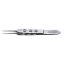 BISHOP HARMON IRIS FORCEP, STRAIGHT, 1X2 TEETH, 0.5MM TIP, 3½", SOLD AS EACH BR 10000598