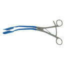 LATERAL VAGINAL RETRACTOR WITH RATCHET, MEDIUM, 22 X 57MM BLADE, INSULATED BLUE COATING FOR ELECTROSURGICAL, 7¾", SOLD AS EACH BR 10000598
