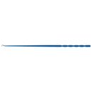 IRIS HOOK, SLIGHTLY ANGLED, 4MM HOOK WITH EXPOSED TIP, INSULATED BLUE COATING FOR ELECTROSURGERY, 10", SOLD AS EACH BR 10000598