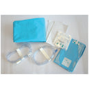 DRAPING SET CONTAINS: HYSTEROSCOPY TUBING SET, DRAPE, UNDER BUTTOCK, POUCH, DRAPE, VIDEO CAMERA, ELASTIC TIPS, WHITE ABSORBENT PAP, SOLD AS BOX BR 100