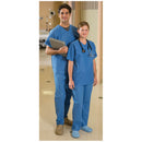 SCRUB TOP, 3X-LARGE, BLUE, V-NECK, CHEST POCKET, LIMITED USE, 60/CS, SOLD AS CASE ENCOMPASS 10000646