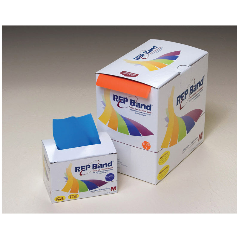 RESISTANCE BAND EXERCISE KIT, MEDIUM RESISTANCE, LEVELS 2, 3, 4, INCLUDES: PRE-CUT 4 FT BANDS & EXERCISE GUIDE, SOLD AS EACH MAGISTER 10000727