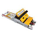 MINIPRESS DEVICE WITH ADJUSTABLE FOOTPLACE WITH HORIZONTAL TO 75° ANGLE, POLYURETHANE ROLLER WHEELS, DISTANCE INDICATOR STRIPS, SE, SOLD AS EACH SHUTT
