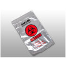 SPECIMEN TRANSFER BAG, CLEAR, BIOHAZARD PRINT, 2 MIL, 3" X 6", 100 BG/PK, 10 PK/CS, SOLD AS CASE LK 10000874