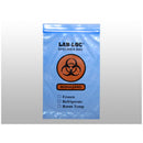 3-WALL SPECIMEN TRANSFER BAG, RECLOSABLE, BIOHAZARD, 2 MIL, 8" X 8", 1000/CS, SOLD AS CASE LK 10000874
