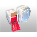 INFECTIOUS WASTE LINER, BIOHAZARD, LOW DENSITY, RED, 1.5 MIL, 11" X 14", 500/CS, SOLD AS CASE LK 10000874