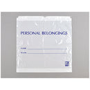 PATIENT BELONGING BAG, WHITE OPAQUE, DRAWSTRING, 1.5 MIL, 25" X 26", +3BG, 250/CS, SOLD AS CASE LK 10000874