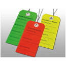 MULTIPACK EQUIPMENT TAGS, INCLUDES: CLEAN, DIRTY, REPAIR, 2 5/16" X 4¾", 750/CS, SOLD AS CASE LK 10000874