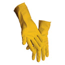 LATEX GLOVE, FLOCK LINED, YELLOW, MEDIUM, 10 DZ PR/CS, SOLD AS CASE HOSPECO 10000901