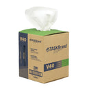 TASKBRAND® V40 HW DRC, INTERFOLD, DISPENSER, BLUE, 9" X 16.5", 100/BX, 9 BX/CS, SOLD AS CASE HOSPECO 10000901