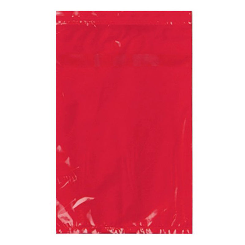 ECONO-ZIP SPECIMEN TRANSPORT BAG, 6W X 9H, 2 MIL, ZIP CLOSURE, 4-WALL, RED/BLACK BIOHAZARD PRINT, 1000/CS, SOLD AS CASE ACTION 10001002