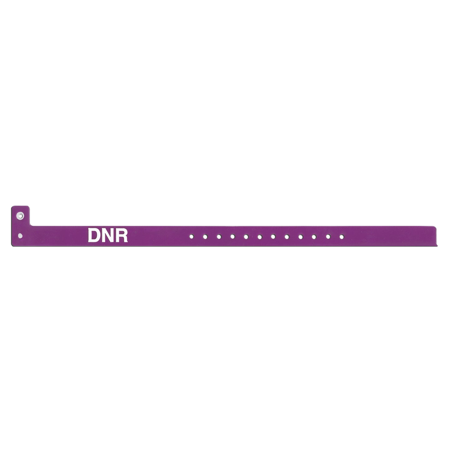 Precision Dynamics Imprinted Alert Bands Alert Band Ci Narrow, Dnr, Purple, 500/Bx