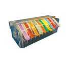 PLASTIC MULTIPLE ROLL DISPENSERS, FLIP-TOP COVERS & BOTTOM SUCTION CUPS, FOR 1" CORE ROLLS, SOLD AS EACH PRECISION 10001102