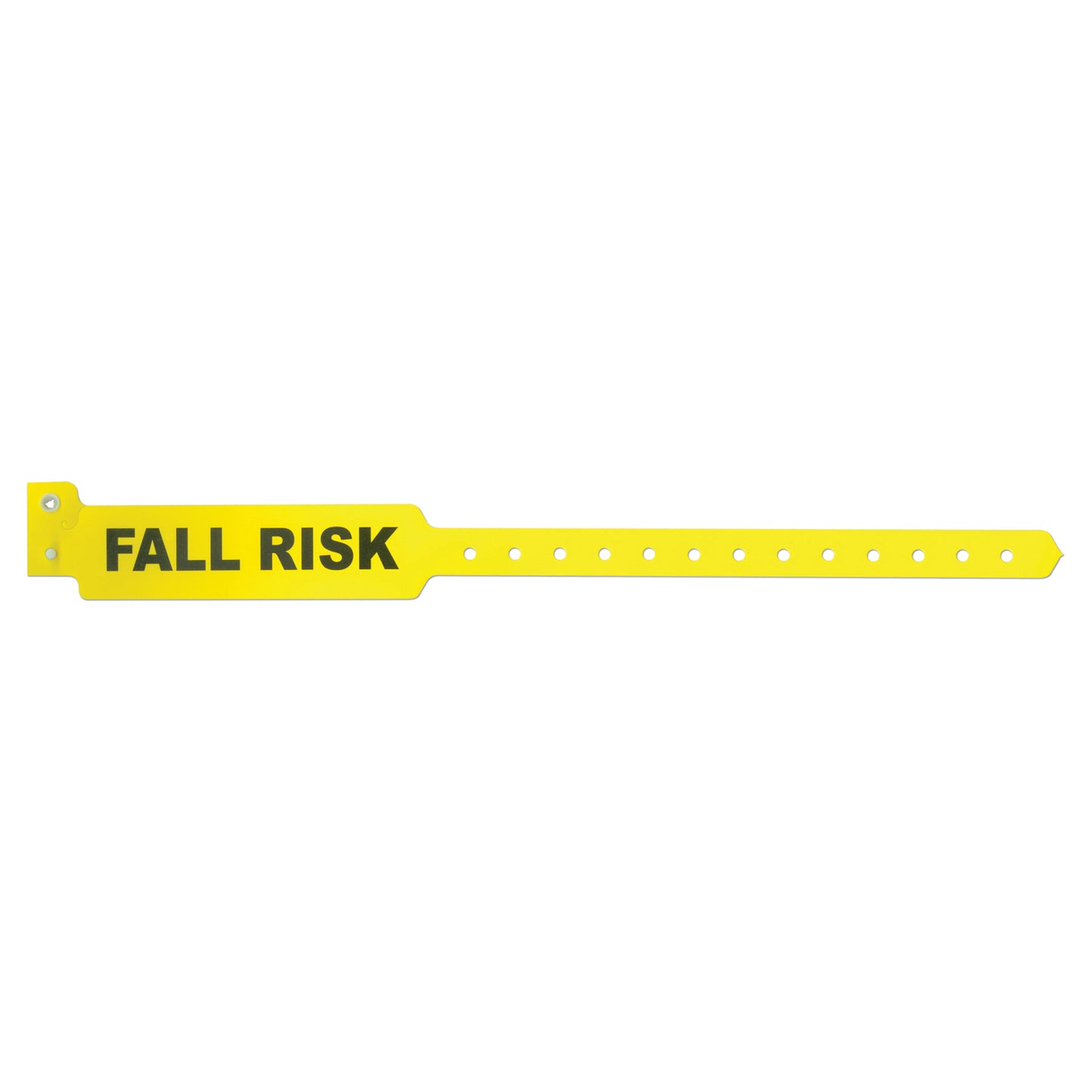 Precision Dynamics Imprinted Alert Bands Alert Band Adult, Fall Risk, Yellow, 500/Bx