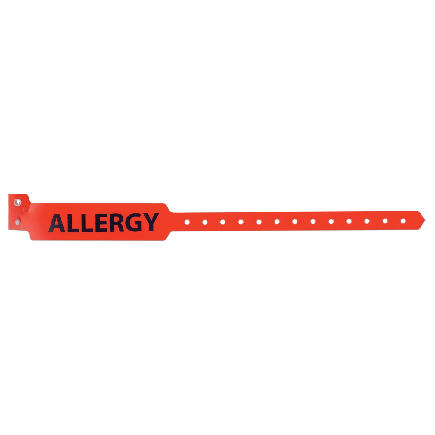 Precision Dynamics Imprinted Alert Bands Alert Band Adult, Allergy, Red, 500/Bx