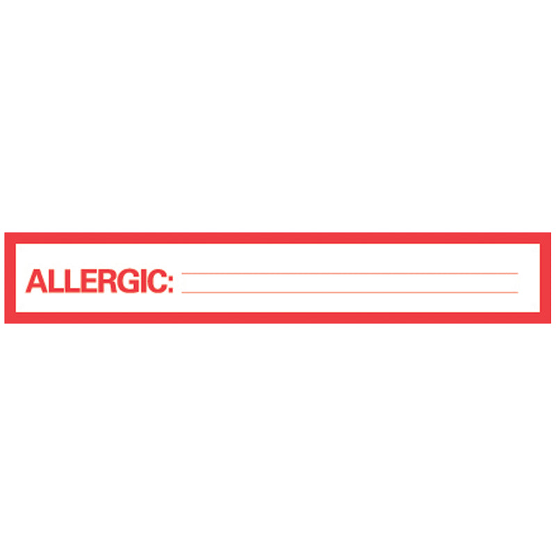ATTENTION PATIENT CHART LABELS, 1" X 5", WHITE, 100/RL, SOLD AS ROLL PRECISION 10001102