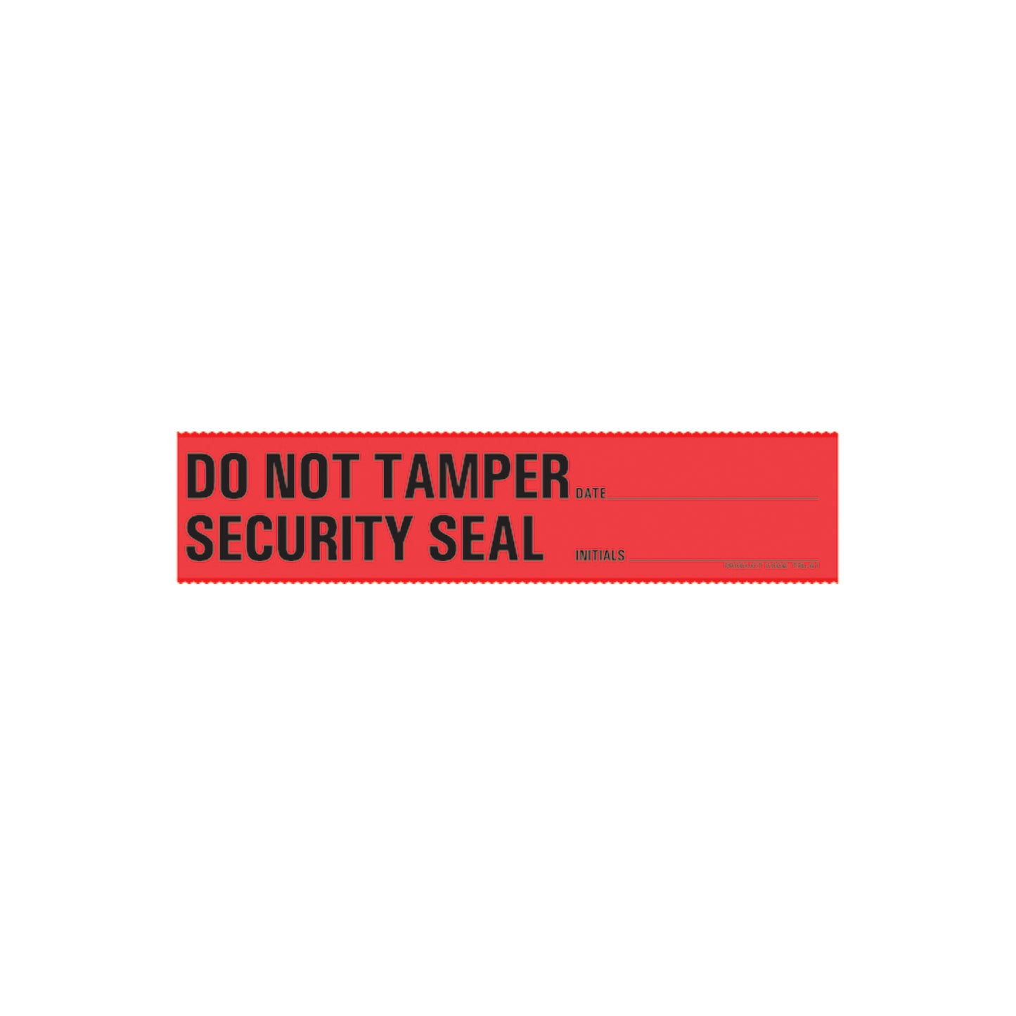 Timemed Tamper Evident Labels Tamper Evident Labels, 6_" X 1_", Acetate, Red, Imprinted: "Do Not Tamper Security Seal", 200/Rl, 1Rl/Bx