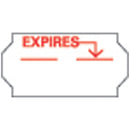 Timemed Tx Ii Labeling System White/ Red Labels, "Expires" Imprint, Single Ply, Permanent Adhesive, Min. Order: 6 Rolls, 1,500/Rl -TX-E - BriteSources