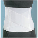 CRISS-CROSS BINDER SUPPORT, WHITE, 28"-50" WAIST, UNIVERSAL SIZE, SOLD AS EACH DJO, 105