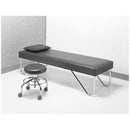 CHROMELINE COUCH, RAISED PADDED HEADREST, 72" X 30" X 19", SOLD AS EACH PROFEX 107