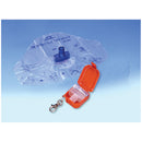 FACE SHIELD PLUS WITH KEYCHAIN CASE, BLACK, SOLD AS EACH AMERICAN 10