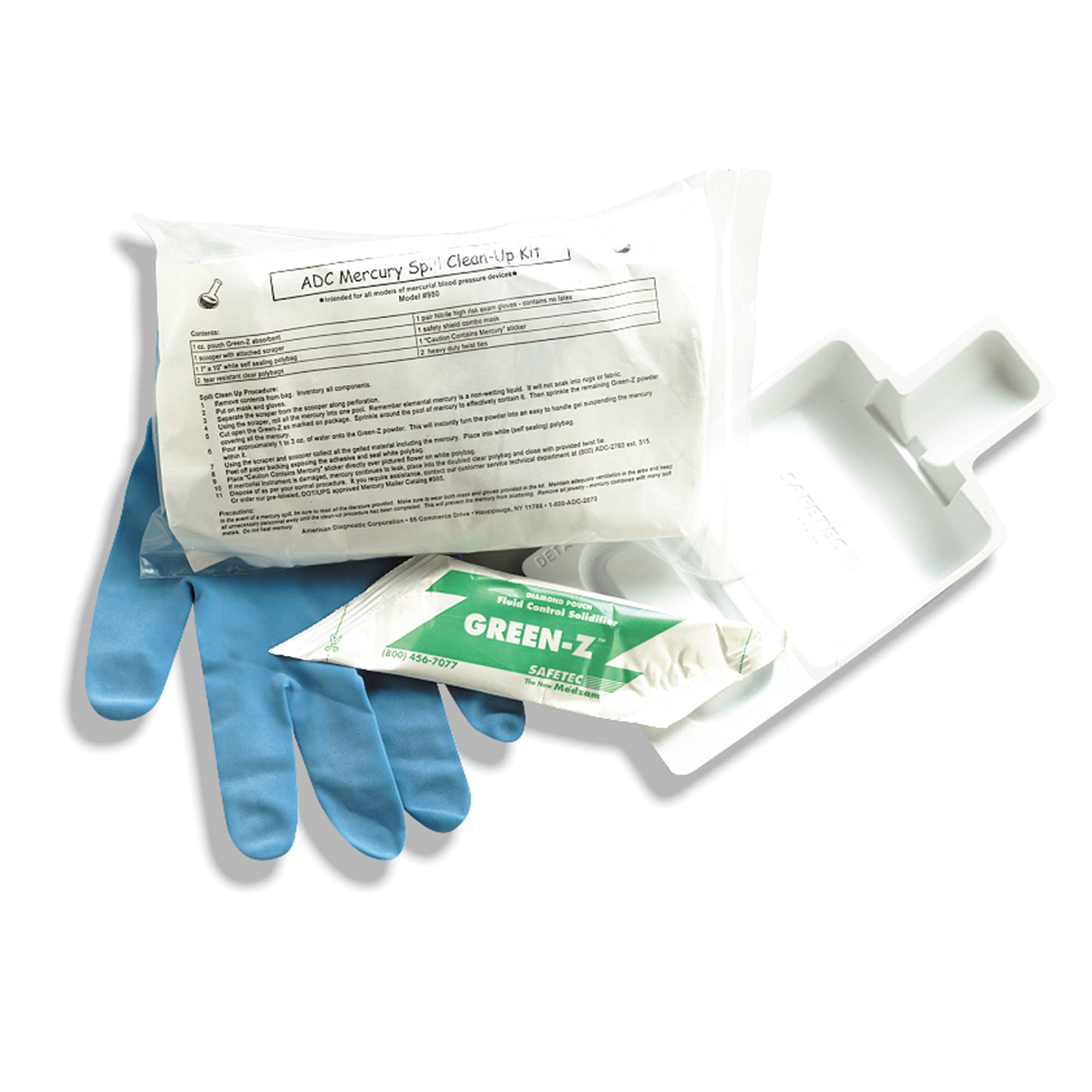 Adc Mercury Spill Kit Mercury Spill Kit -980SK