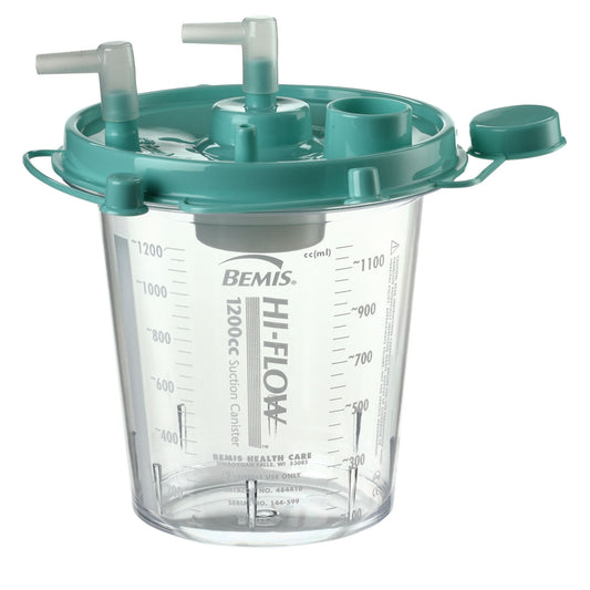 Bemis Hi-Flow Suction Canister System Suction Canister, 1200Cc, 48/Cs