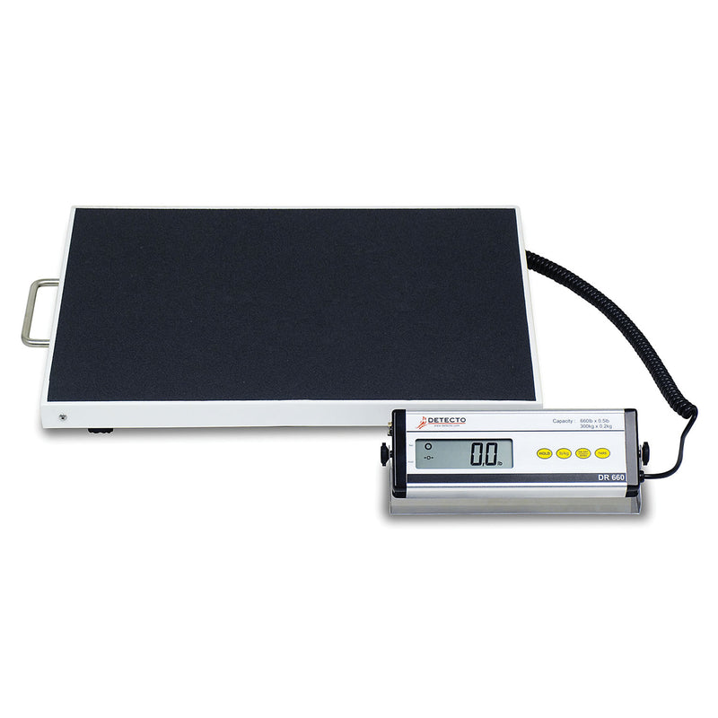 DETECTO PORTABLE BARIATRIC SCALE SCALE HEALTHCARE DIGITAL660LBX0.5LB (DROP)