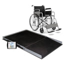 FLOOR SCALE, ELECTRONIC, FRAMELESS, 3’X3’, 1,000 LB CAPACITY, STAINLESS STELL, SOLD AS EACH DETECTO 233