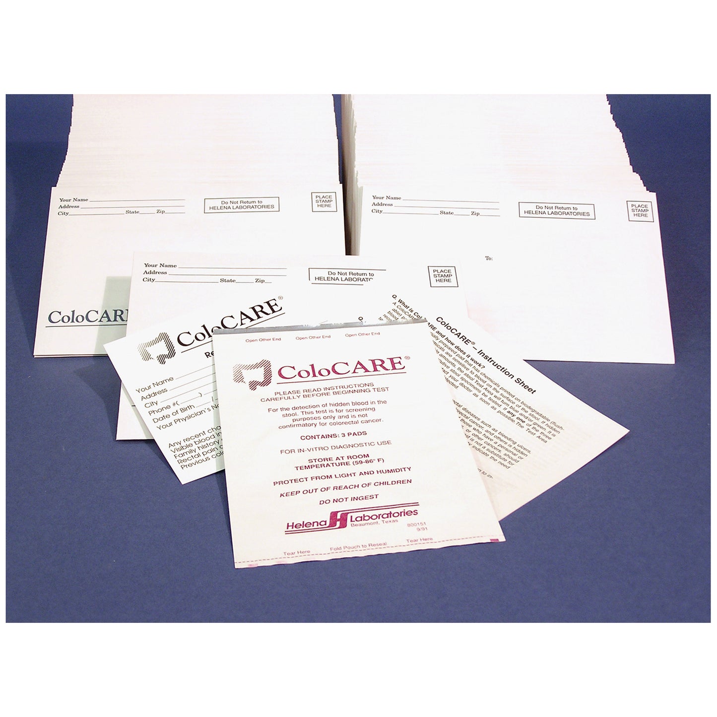 Helena Colocare Screening Pack Colocare Screening Pack, 250 Kits/Cs -5650