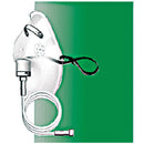 MEDIUM CONCENTRATION OXYGEN MASK, ADULT, 7 FT NO-CRUSH OXYGEN TUBING, SINGLE PATIENT USE, 50/BX, SOLD AS BOX MADA 75