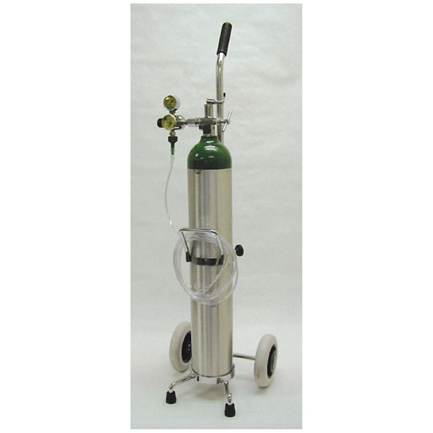 Mada Oxygen Kits 685 Liter Aluminum Oxygen Kit, "E" Cylinder, Empty, 1602E Cylinder, 1335 Adj. Flow Regulator (2-8 Lpm), Nasal Cannula, Cart -1630AE