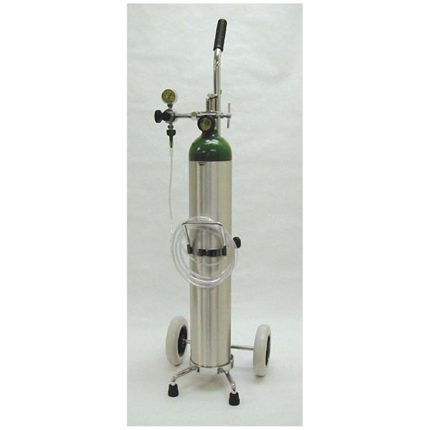 Mada Oxygen Kits 685 Liter Aluminum Oxygen Kit, "E" Cylinder, Empty, 1603E Cylinder, 1443-S Adj. Flow Mini-Regulator (2-8 Lpm), Nasal Cannula, Cart -1630E