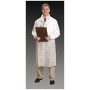 FROCK LAB COAT, SMALL, WHITE, ELASTIC WRIST, SNAP COLLAR, SNAP CLOSE, 30/CS, SOLD AS CASE ALPHA 8