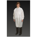 LAB COAT, 4X-LARGE/5X-LARGE, WHITE, TAPERED COLLAR, ELASTIC WRIST, 25/CS, SOLD AS CASE ALPHA 8