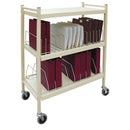 CHART RACK BIG BEAM® STANDARD OMNICART® FOR BINDERS, 3½" SPINE, 3 SHELVES, 1 ORGANIZER, 8 CAPACITY, 43¾"H X 34½"W X 17"D, SOLD AS EACH OMNIMED, 94
