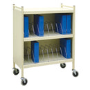 LARGE CABINET STYLE OMNICART® FOR BINDERS, 2¾" SPINE, HOLDS 15 PER SHELF, CHART RACK, 5 SHELVES, 4 ORGANIZERS, 60 CAPACITY, 70"H X, SOLD AS EACH OMNIM