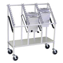 WHEELED CHART CARRIER, 30 CHART CAPACITY, 3 TIER - 10 TIER, SIDE BY SIDE, 33"W X 13"D X 37"H, SOLD AS EACH OMNIMED, 94